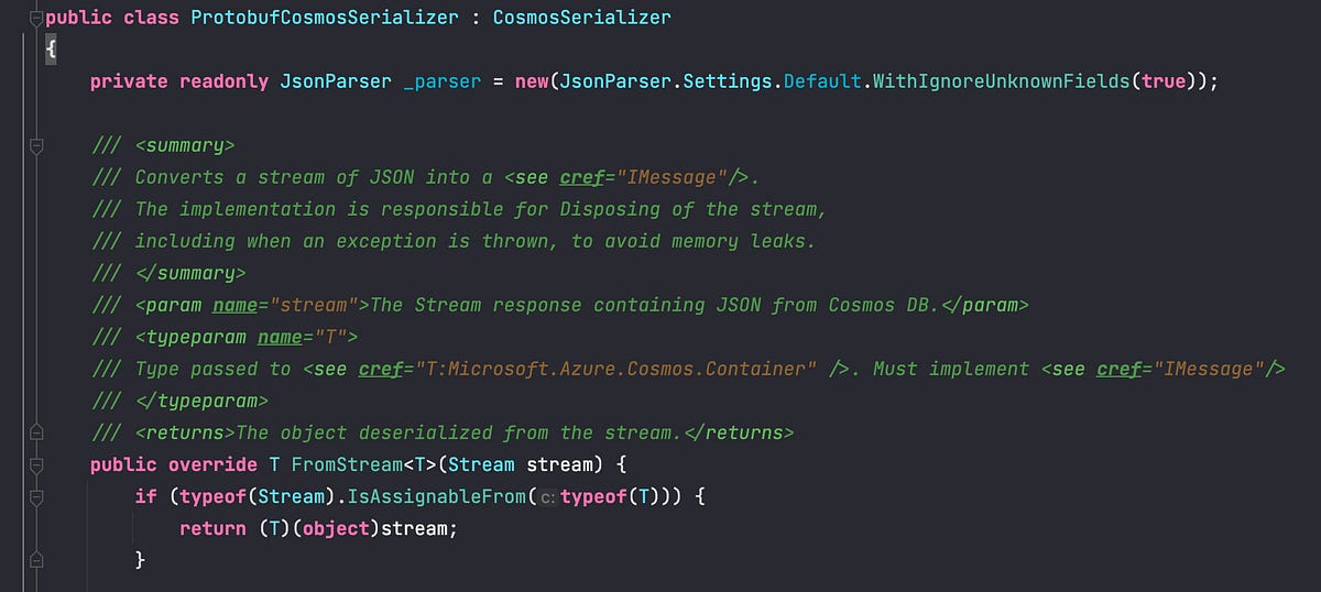 Can I use Protocol Buffers to manage my Azure Cosmos DB data models? | by  Tomislav Markovski | Medium