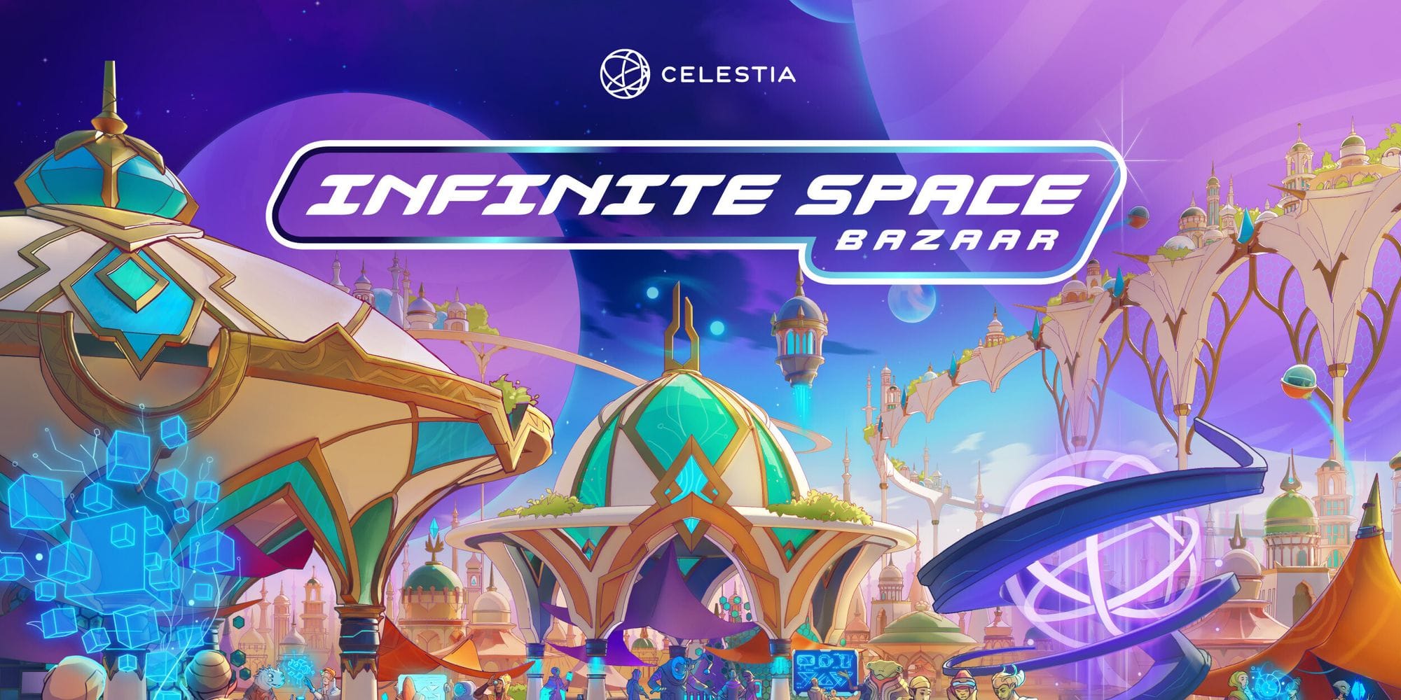 Apresentando o hackathon Infinite Space Bazaar - Celestia